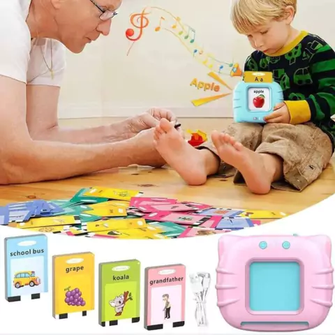Brinquedo Educativo de Aprender Inglês Flash Card 224/510 para crianças | 3a+
