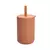 Imagem do Copo de Treinamento Gatinho de Silicone com Canudo para Crianças, 200 ml