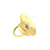 Chupeta Personalizada com Letra + Clipe Premium Grátis - (ouro c strass) - comprar online
