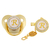 Chupeta Personalizada com Letra + Clipe Premium Grátis - (ouro c strass) - comprar online