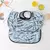 Babador Com Detalhe Babado Do Bebê, Elefante, Plutônio Macio, Impermeável - comprar online