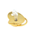 Chupeta Personalizada com Letra + Clipe Premium Grátis - (ouro c strass) - loja online