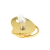 Chupeta Personalizada com Letra + Clipe Premium Grátis - (ouro c strass) - loja online
