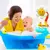 Brinquedo Infantil De Banho - Girassol ajustável chuveiro para bebê - comprar online