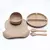 Kit Alimentação Bebê Silicone Prato, Tigela, Babador, Garfo E Colher, 5 pçs - comprar online