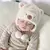 Gorro Lã Adorável Inverno Bebê Urso chapéus Recém-Nascidos