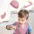 Kit alimentação silicone babador prato colher garfo 4 pçs - comprar online
