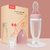 Mamadeira Colher Dosadora De Silicone Do Recém-nascido