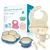 Dr.isla-Crianças Conjunto Pratos Silicone, Talheres Bebê, Tigela Ventosa, Copo