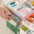 Caixas De Armazenamento Multicamadas Medicine Box Portátil Home Medicine - loja online