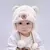 Gorro Lã Adorável Inverno Bebê Urso chapéus Recém-Nascidos - BABY CLOSET