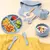 Kit 8 Alimentação Bebê Babador Prato Tigela Copinho Silicone - BABY CLOSET