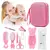 Kit 11 Peças Higiene Rosa Cuidado Bebê Recém Nascido