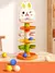 Brinquedo Montessori De Torre De Aprendizado Giratória Para Criança 1-3 anos