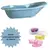 Banheira De Bebê Portátil 25L Azul+ Saboneteira Brinde - comprar online