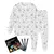 Conjunto de Pijama Longo para Colorir Diy Esboço o à Mão Livre | 2 - 4 anos - BABY CLOSET