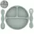 Introdução Alimentar - Kit Silicone 3 peças