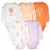 3-5 Peças/BodySuits Manga Longa Em Algodão Roupas Menino E Menina Bebê, 6-24m