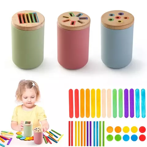 Brinquedos Montessori Educativos de Silicone do Bebê | 2 anos