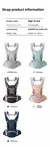 Portador De Bebê Recém-Nascido Ergonômico, Multiuso Frontal