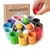 Brinquedo de Madeira Montessori Bola Arco-Íris e Jogos de Classificação Cores