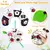 Brinquedo Montessori Sensorial Tummy Time Tapete 3D e Mordedores De Bebê, 0 a 6 -12 a 18m - BABY CLOSET