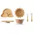 Kit Introdução Alimentar Placa De NUVEN de madeira de bambu, 7 Pçs - loja online