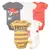 5 Peças/lote BodySuits Verão Dinossauro Para Bebê Manga Curta, 6-24 m - BABY CLOSET