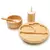 Conjunto Introdução Alimentar de Louça de Mesa de Bambu Infantil - 4 peças - BABY CLOSET