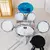 Kit de Bateria Jazz Infantil 5 Tambores, Pratos, Baquetas, Suporte | 3 anos + - loja online