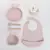 6 Pçs-Kit Alimentação, Babador, Prato, Copo Com Alças, Tigela E Talheres - BABY CLOSET