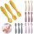 Kit 3 Colheres de Silicone Infantil para Introdução Alimentar