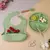 Kit alimentação silicone babador prato colher garfo 4 pçs - BABY CLOSET