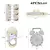 Montessori Bebê Ocupado Placa DIY Para Atividades Infantis, 3 a+ - BABY CLOSET