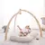 kit suporte Móvel interativo de Madeira Natural Baby Gym e Mobile