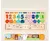 Brinquedo Montessori Tábua Ocupada Forma e Número Correspondente | 4 a 6 anos - BABY CLOSET
