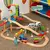 Brinquedos DIY Conjunto De Trilhos De Trem De Madeira Para Crianças + de 6 anos