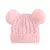 Gorro em Tricô para Bebês com Pom Pom