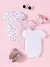 3 Peças/lote Bodysuit Para Bebê Recém-Nascido Manga Curta Melancia