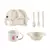 6 Pçs-Kit Alimentação, Conjunto Prato De Desenho De Elefante Para Bebê - loja online