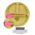 Prato Infantil de Bambu com Ventosa Rosa Turminha Alves Baby - comprar online