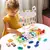 Brinquedo Pedagógico Madeira Montessori Números Cores Formas - comprar online