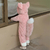 Macacão de Bebê Fantasia de Esquilo Rosa Menina | 1 a 6 anos - comprar online
