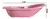 Banheira De Bebê Portátil 25L Rosa + Saboneteira Brinde - comprar online