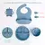 6 PCS Conjunto De Refeição Para Bebê Conjunto De Silicone - BABY CLOSET