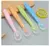 Conjunto De Colher De Silicone Macio Infantil, Bebê Aprendendo A Comer