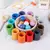 Brinquedo de Madeira Montessori Bola Arco-Íris e Jogos de Classificação Cores - comprar online