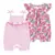 2 Peças/lote Bodysuit Verão Em Algodão Roupas Menino E Menina Bebê 0-12m