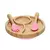 Kit Alimentação Bambu Natural para Bebês Bebê - 3 Peças - BABY CLOSET