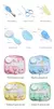 6 pçs - Kit Cuidados de Saúde para Bebês, Azul, Rosa, Verde e Amarelo Estampa - BABY CLOSET